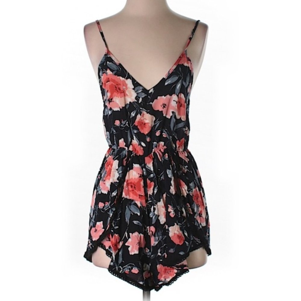 LF Rumor Boutique Floral Romper